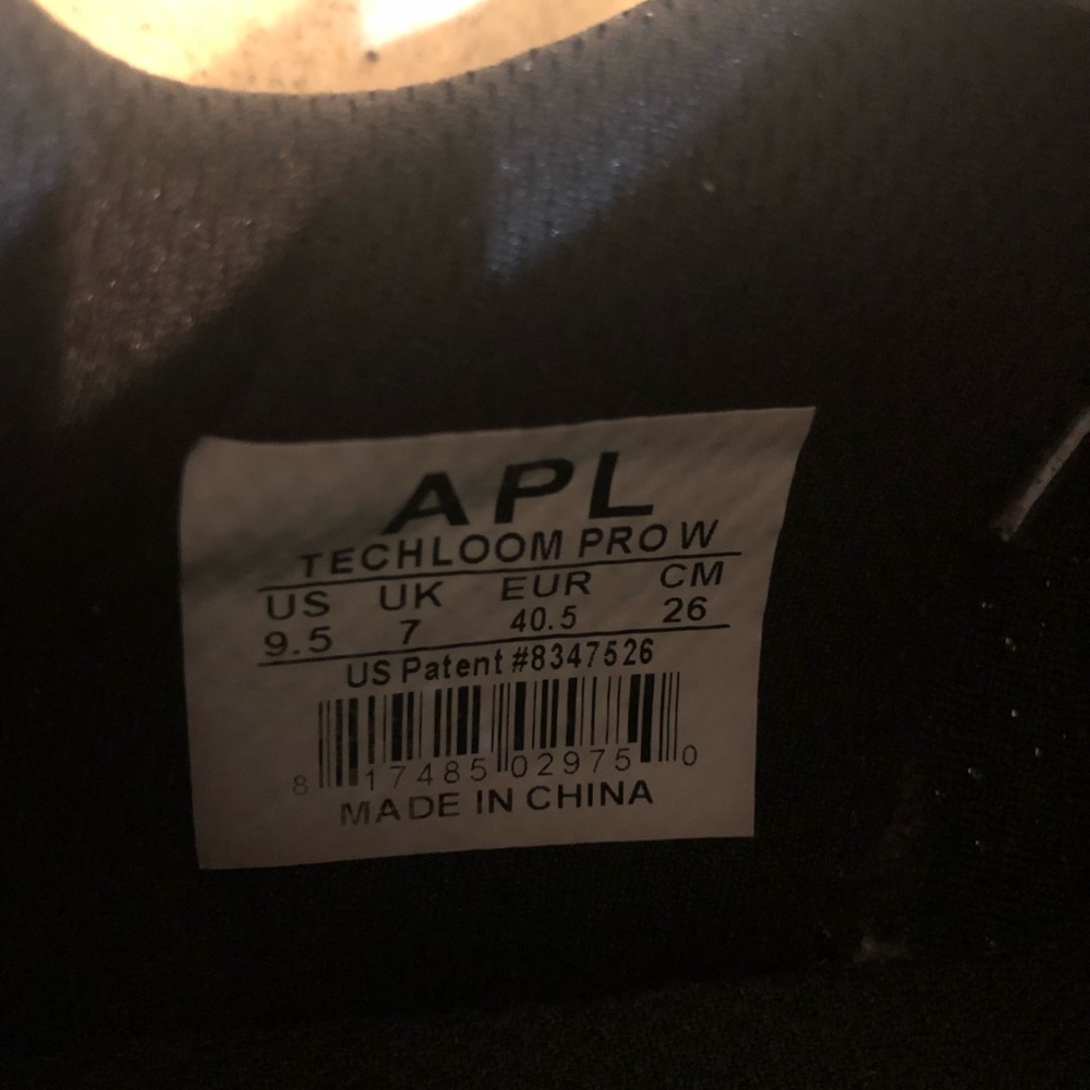APL Techloom Pro gold/ black size 9.5 worn twice price firm! - Picture 7 of 11